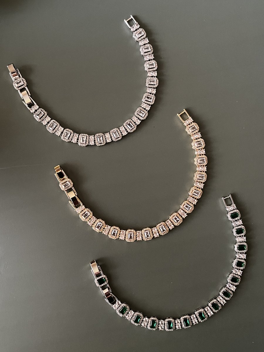 Thick Baguette Bracelet 