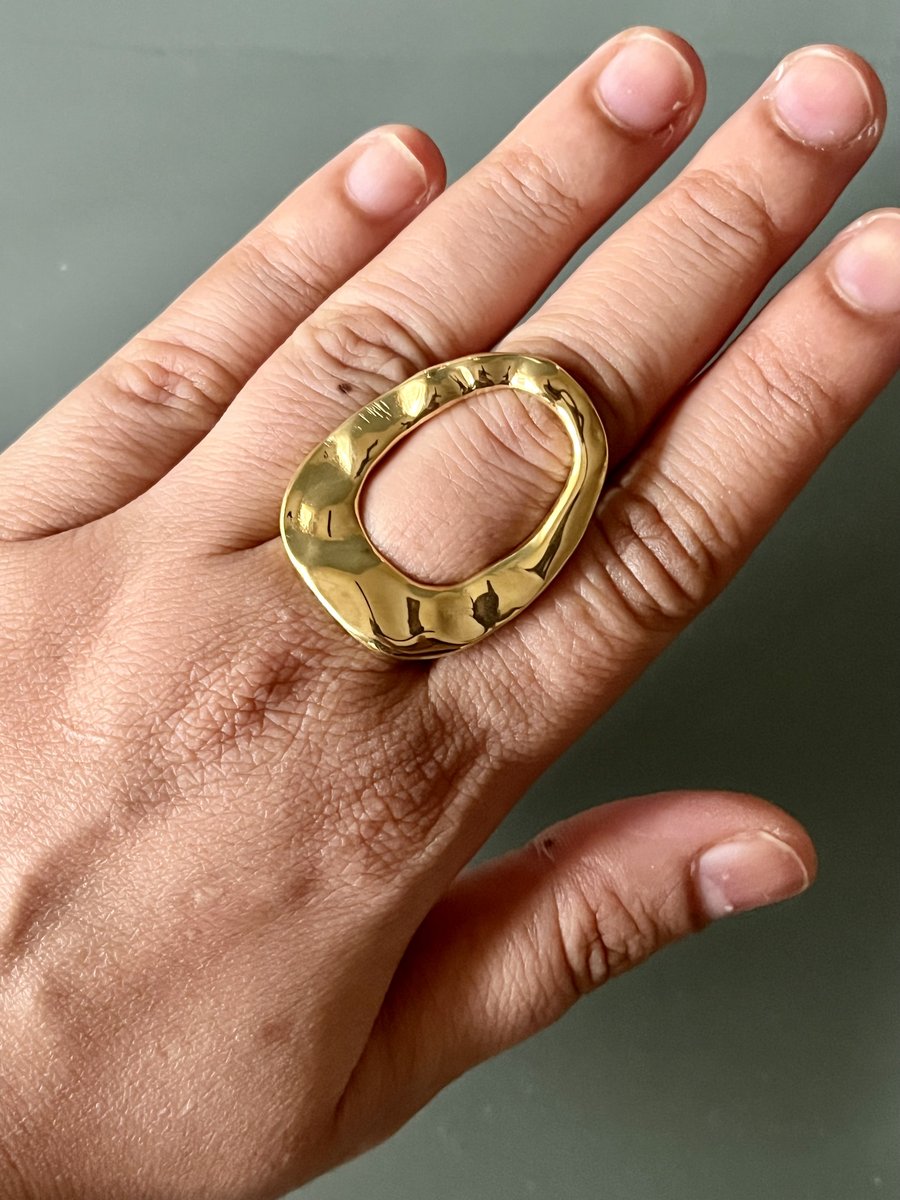 Chunky Hollow Ring