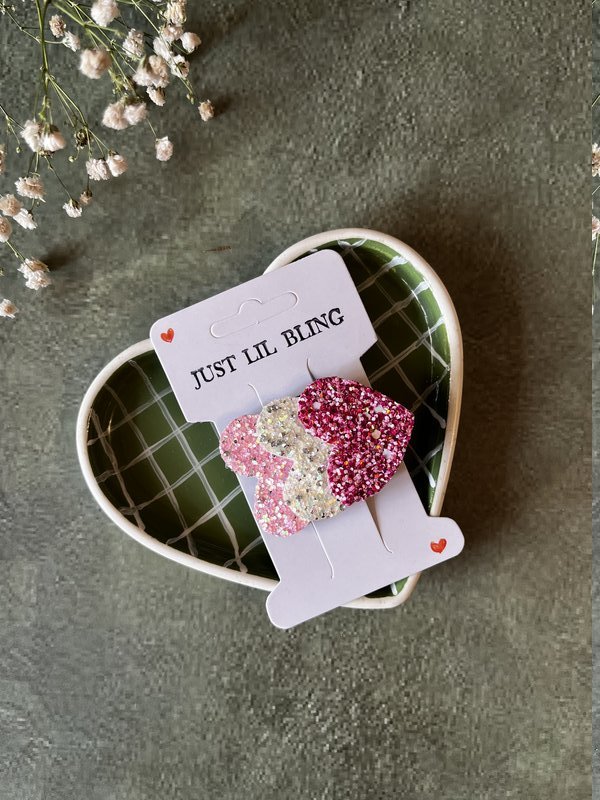 Heart felt Aligator Clip (Single)