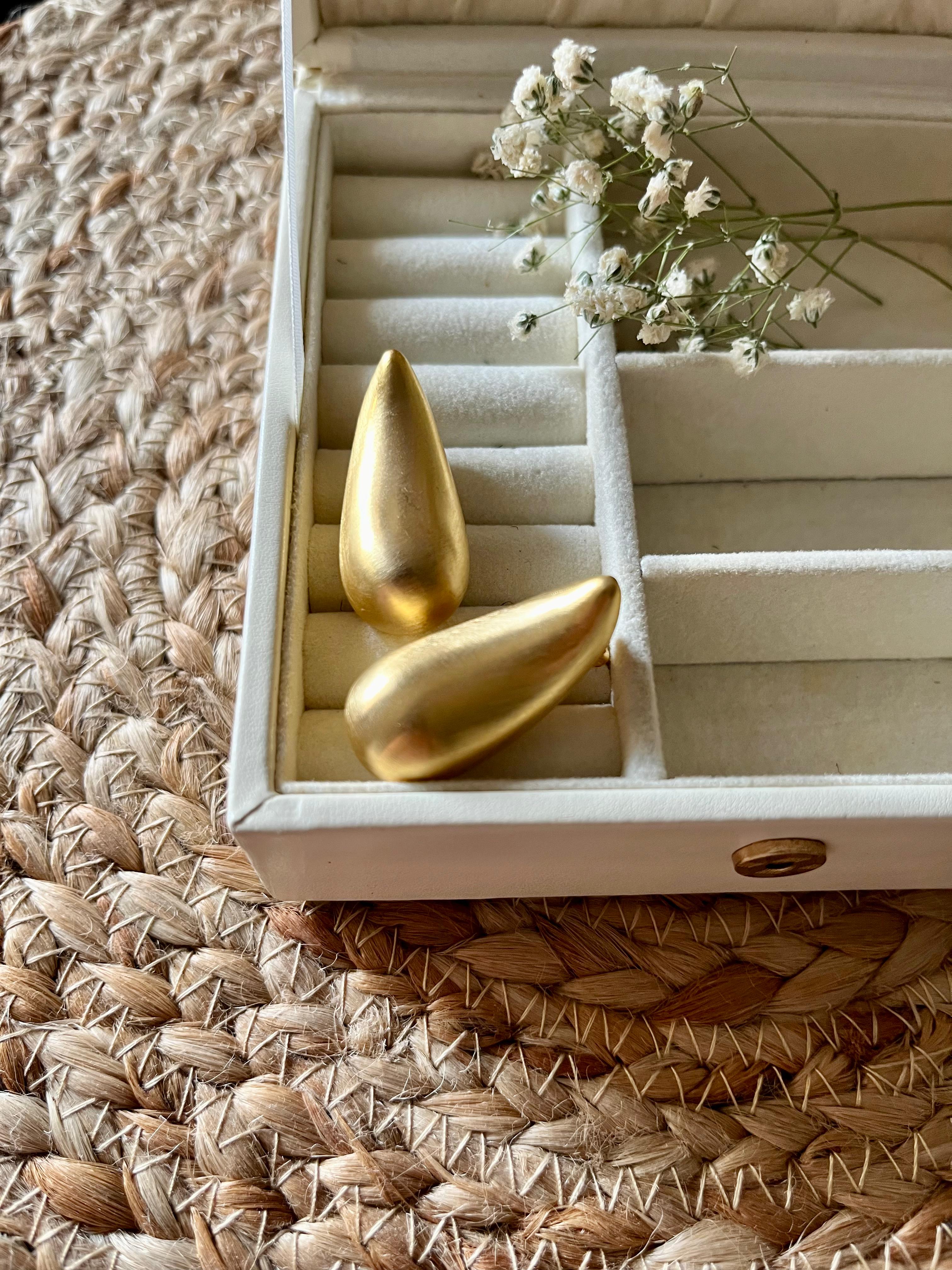 Drop Shape Studs - Large
