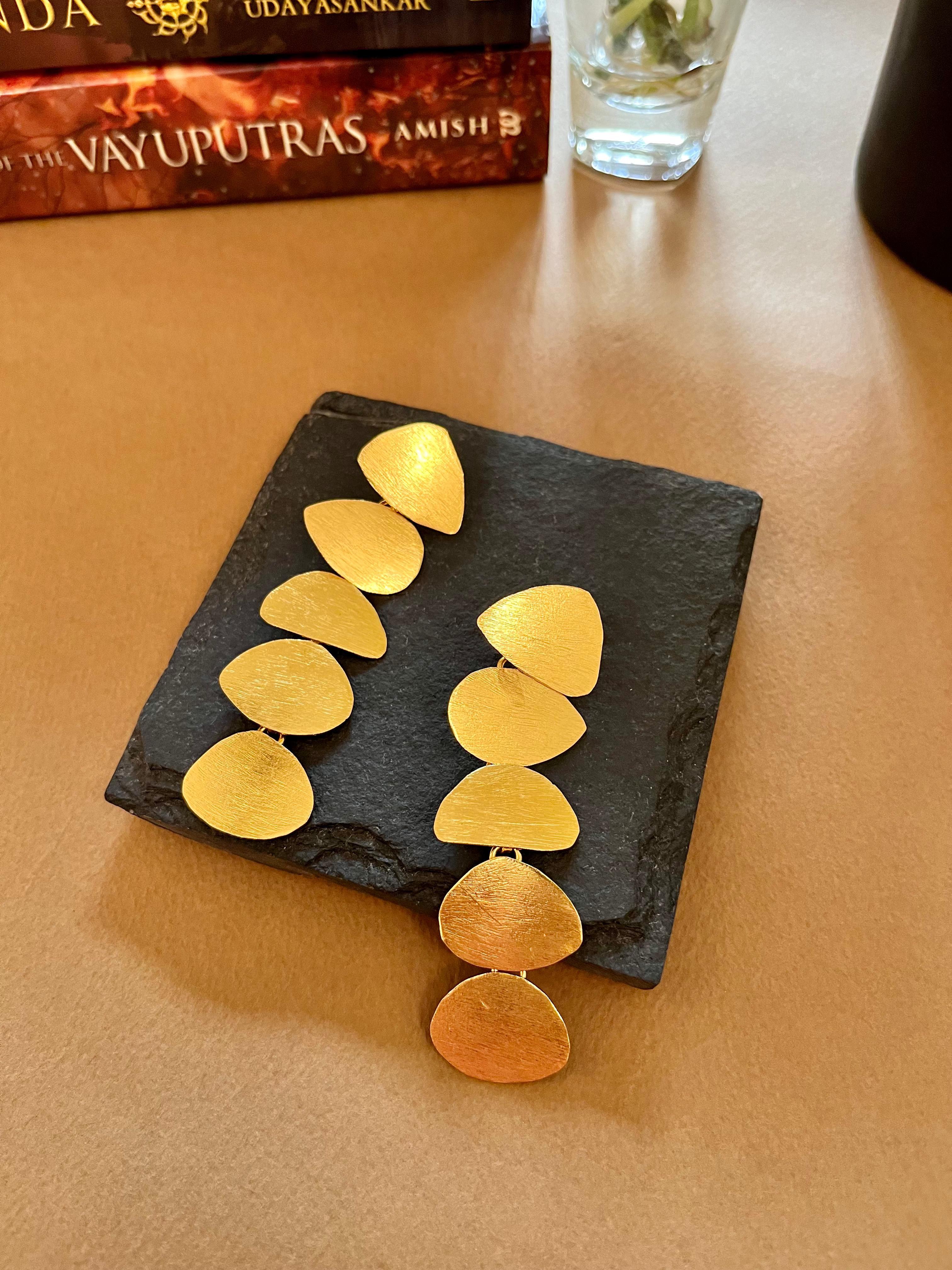 Geometrical Shape Long Earrings