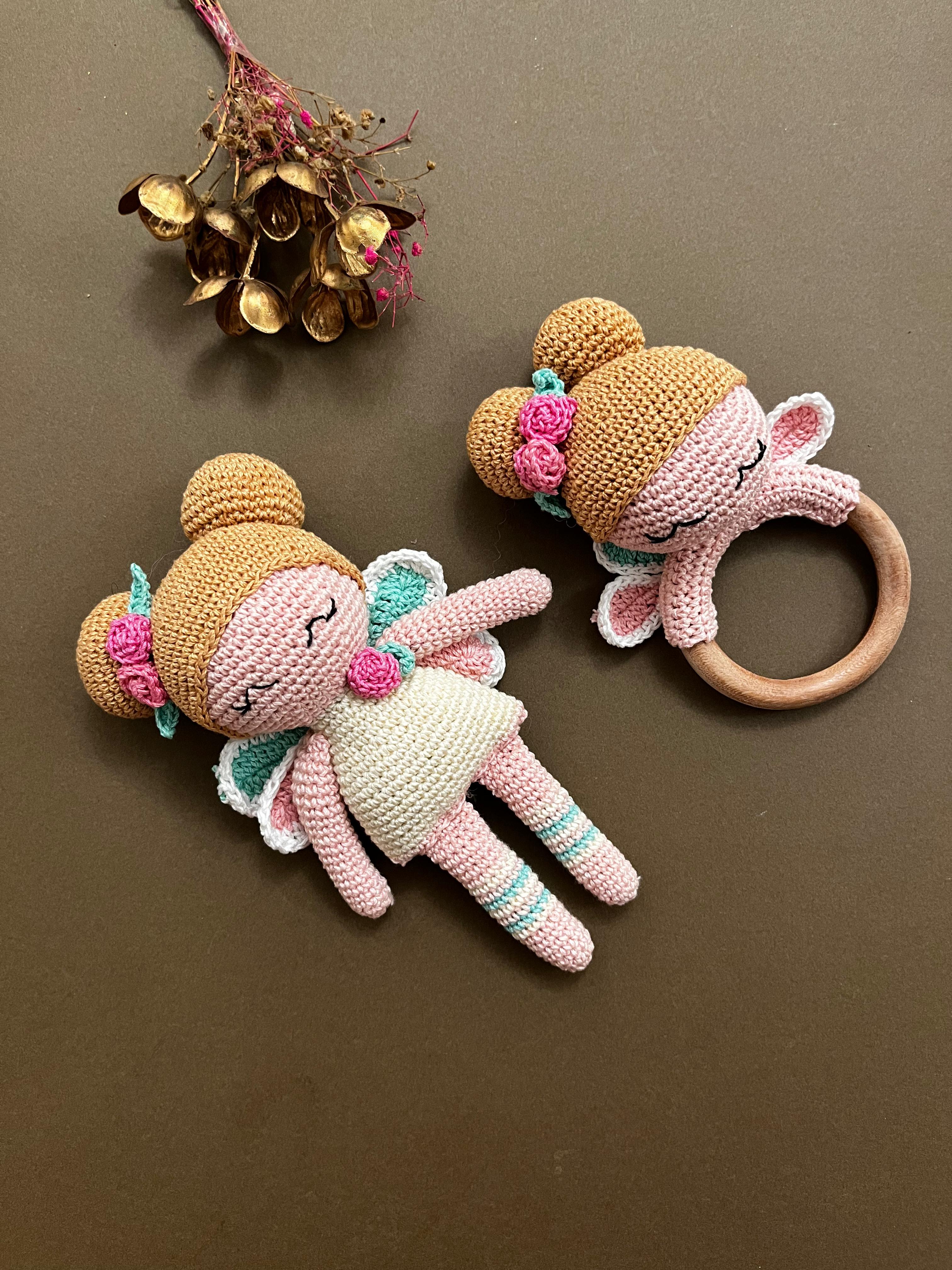 Fairy Doll + Teether Set (Set of 2)