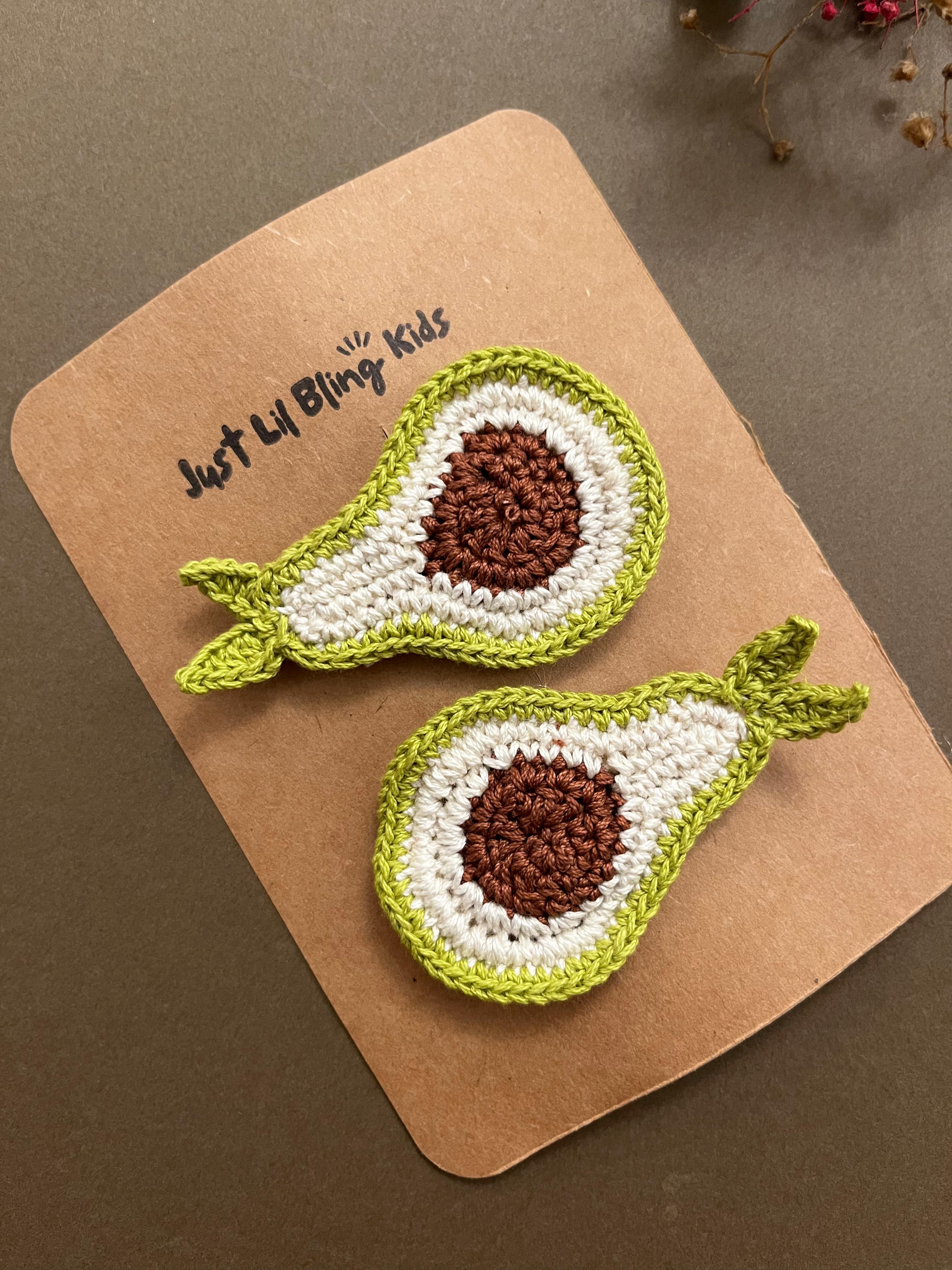 Avocado Hair Clip (Pair)